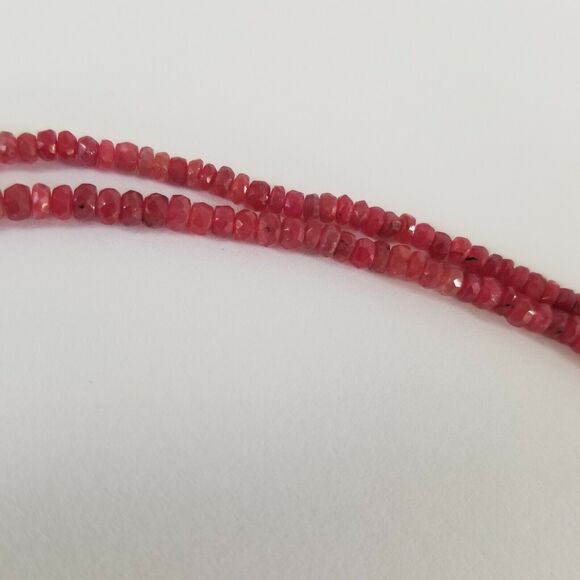 Ruby Wrap Necklace or Wrap Bracelet NEW $120 Tags Fashion Statement Jewelry Red - Picture 6 of 10